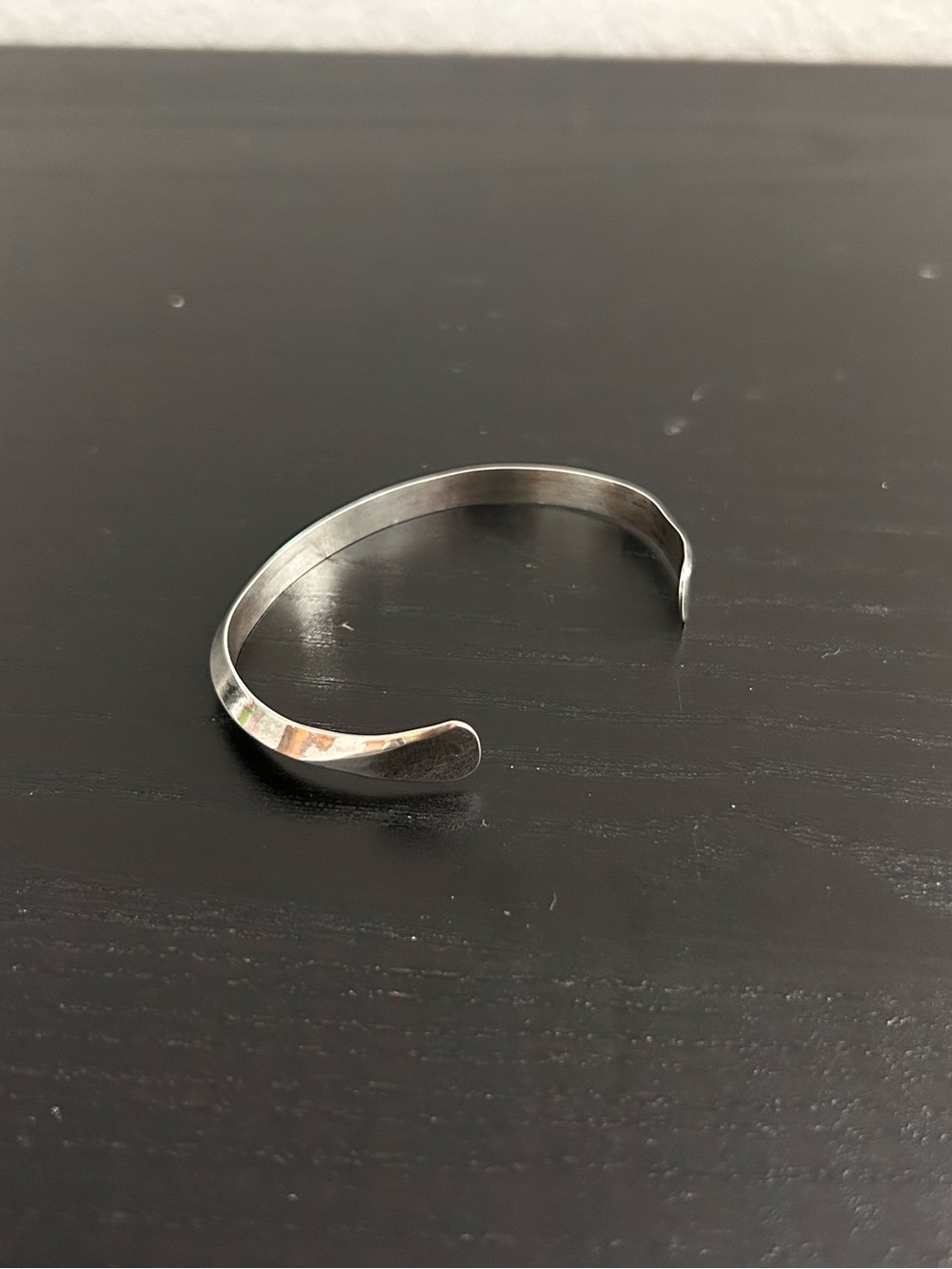 Native American Handmade Sterling Silver Cuff Bracelet Classic Minimalist Design